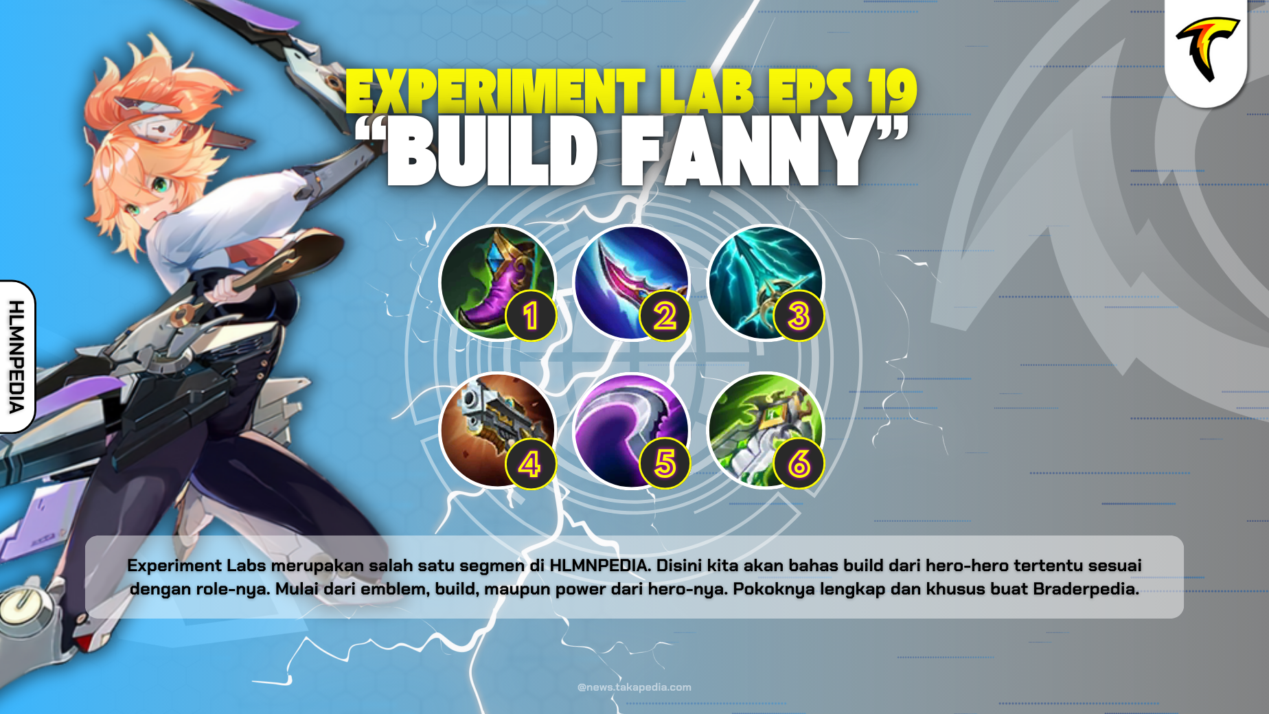 Build Fanny Tersakit 2025 - Experiment Labs Mobile Legends Episode 19