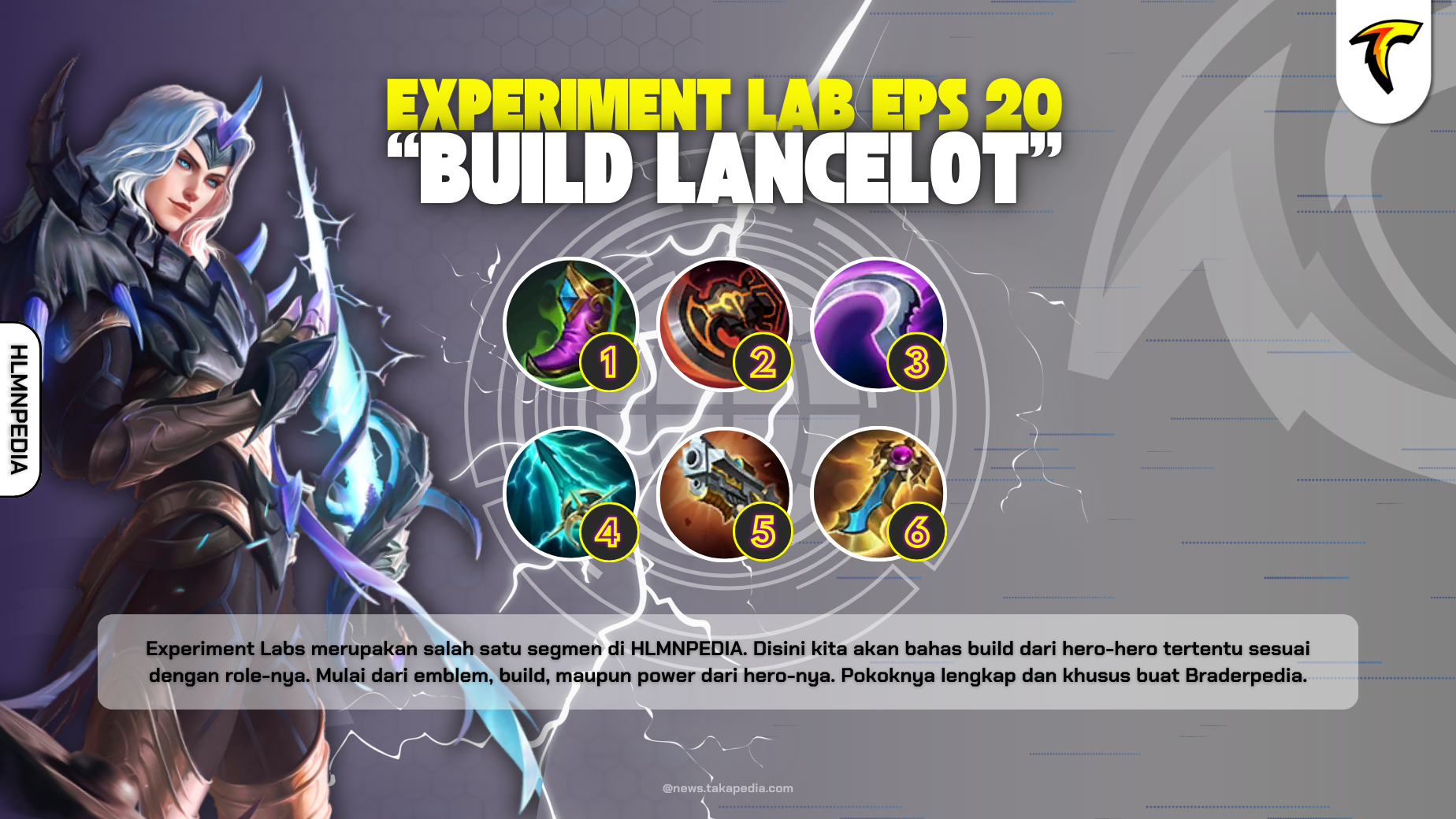 Build Lancelot Ini Sakit Banget - Experiment Labs Mobile Legends Episode 20