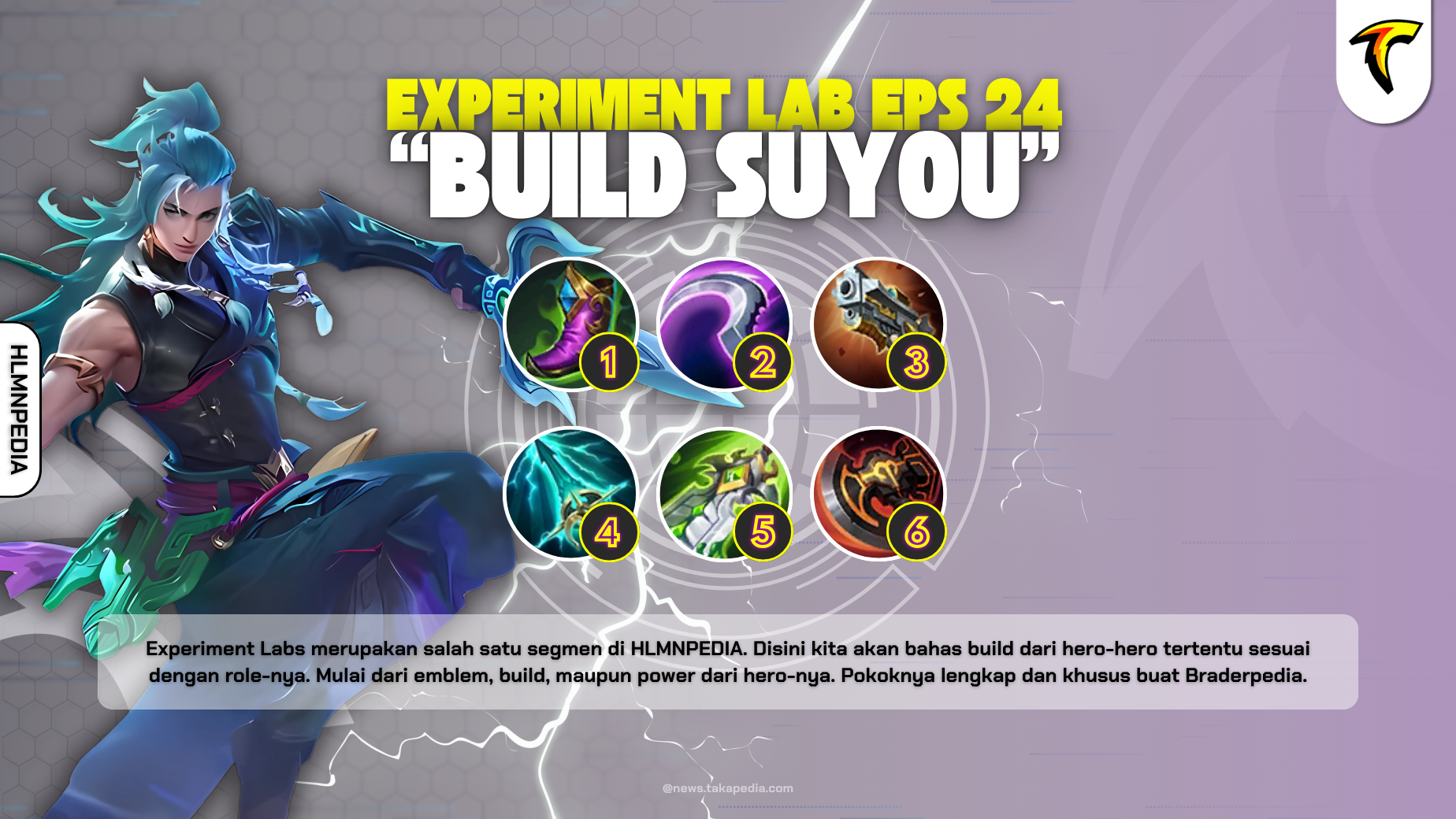 Build Suyou Ala Evos Albertt - Experiment Labs Mobile Legends Episode 24