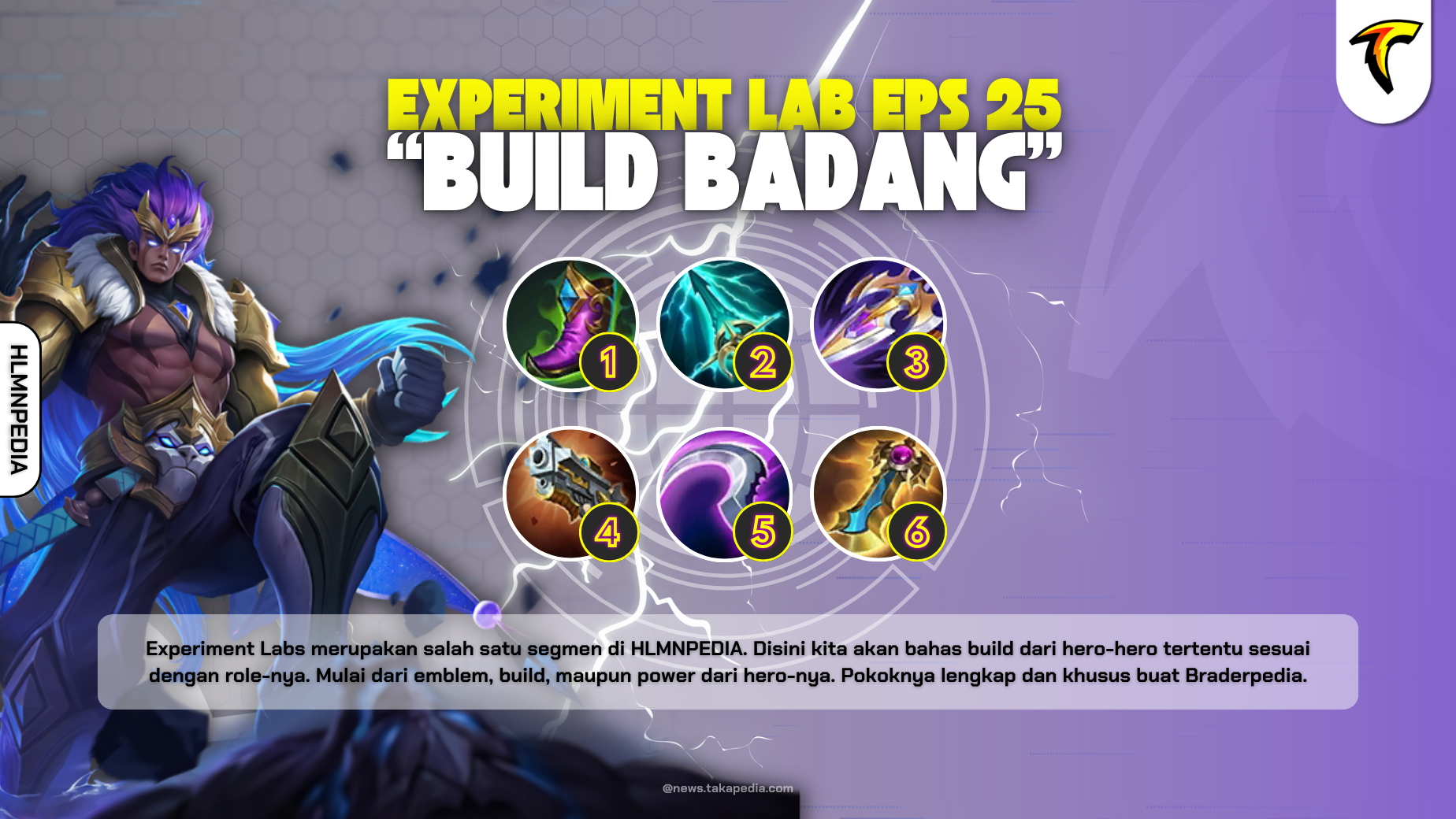 Build Badang Ala TLID Aran - Experiment Labs Mobile Legends Episode 25