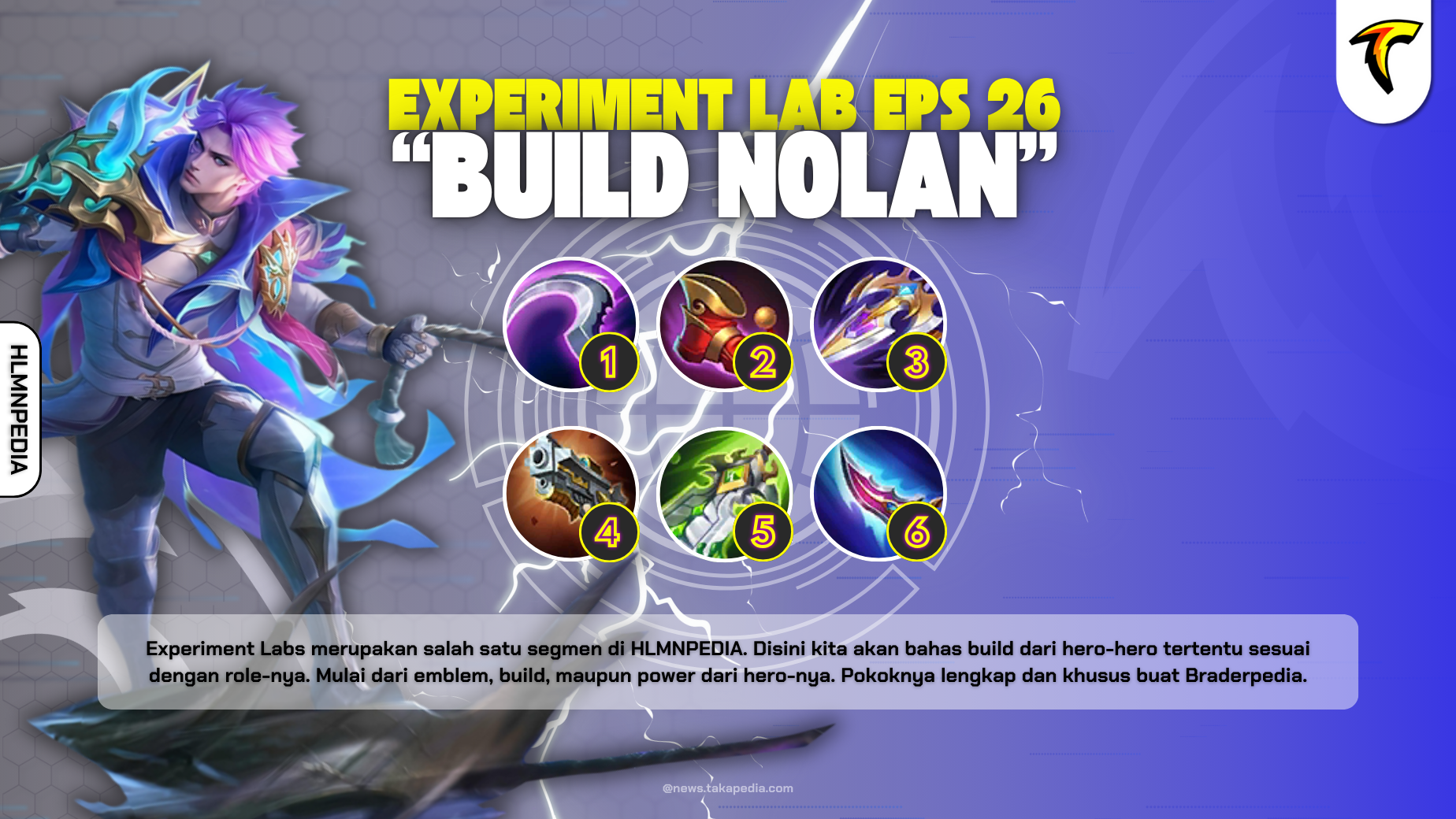 Cobain Build Nolan Ini Sakit Banget - Experiment Labs Mobile Legends Episode 26
