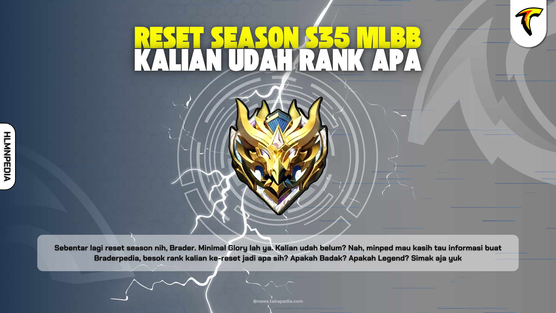 Udah Rank Apa Kalian? Bentar Lagi Reset Season Nih