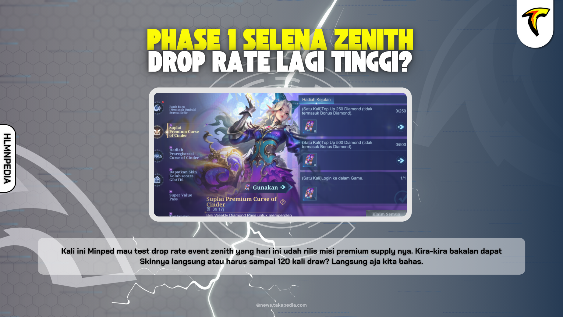 Phase 1 Event Selena Zenith - Drop Rate Tinggi?