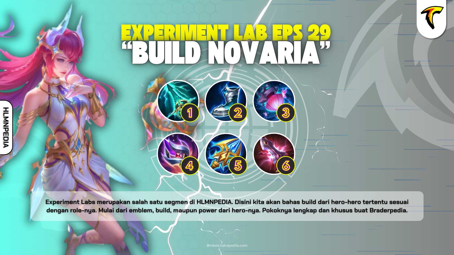 build novaria ini sakit banget - experiment labs mobile legends episode 29