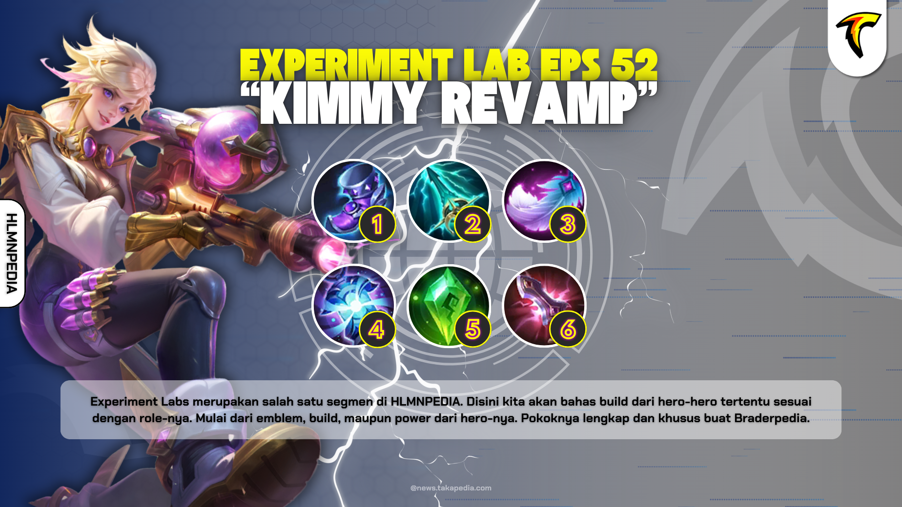 Build Kimmy Tersakit Setelah Revamp - Experiment Labs Mobile Legends Episode 52