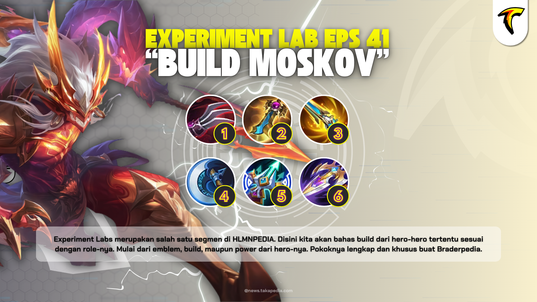 Build Moskov Tersakit 2025 - Experiment Labs Mobile Legends Episode 41