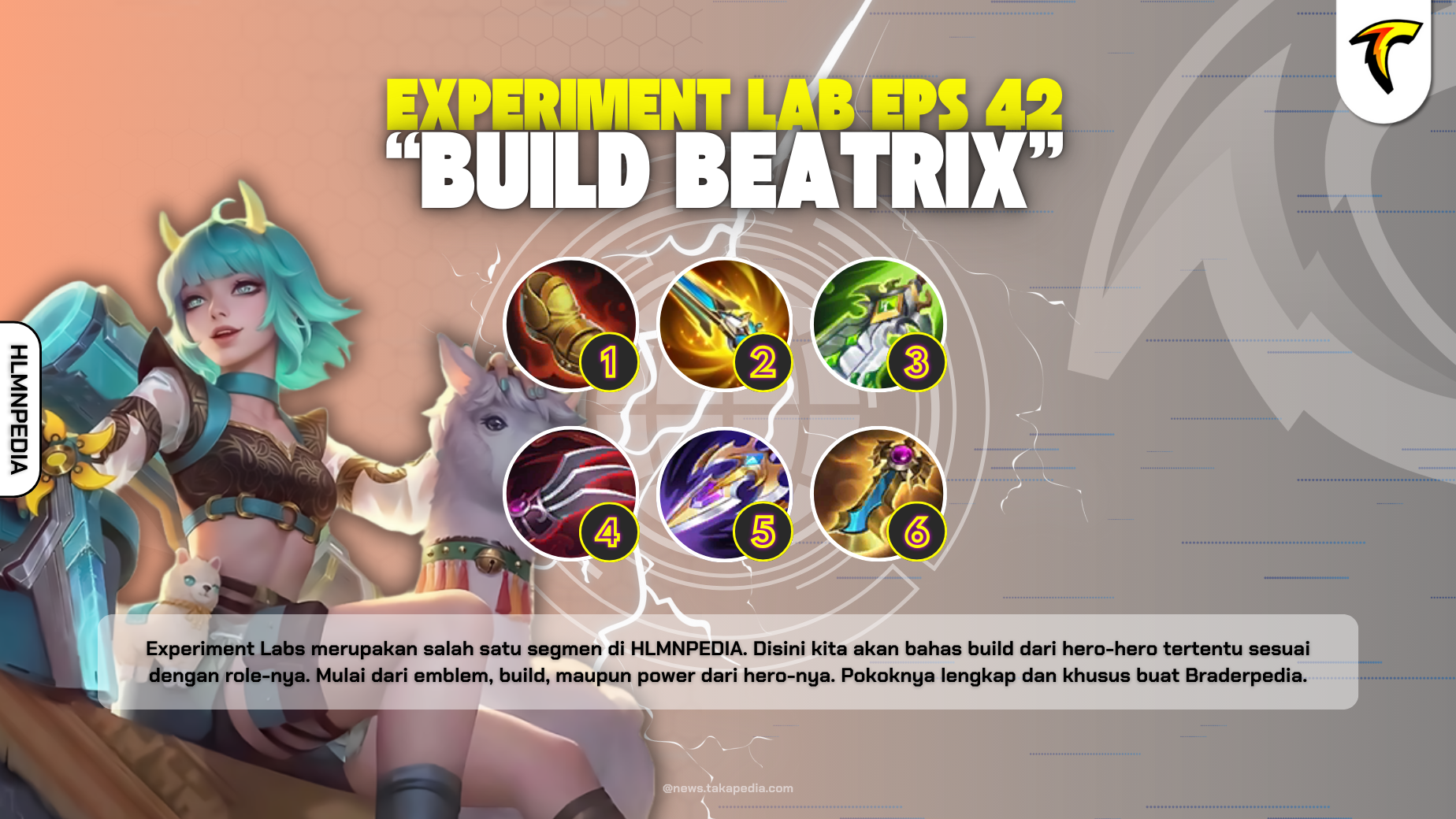Build Beatrix Tersakit 2025 - Experiment Labs Mobile Legends Episode 42