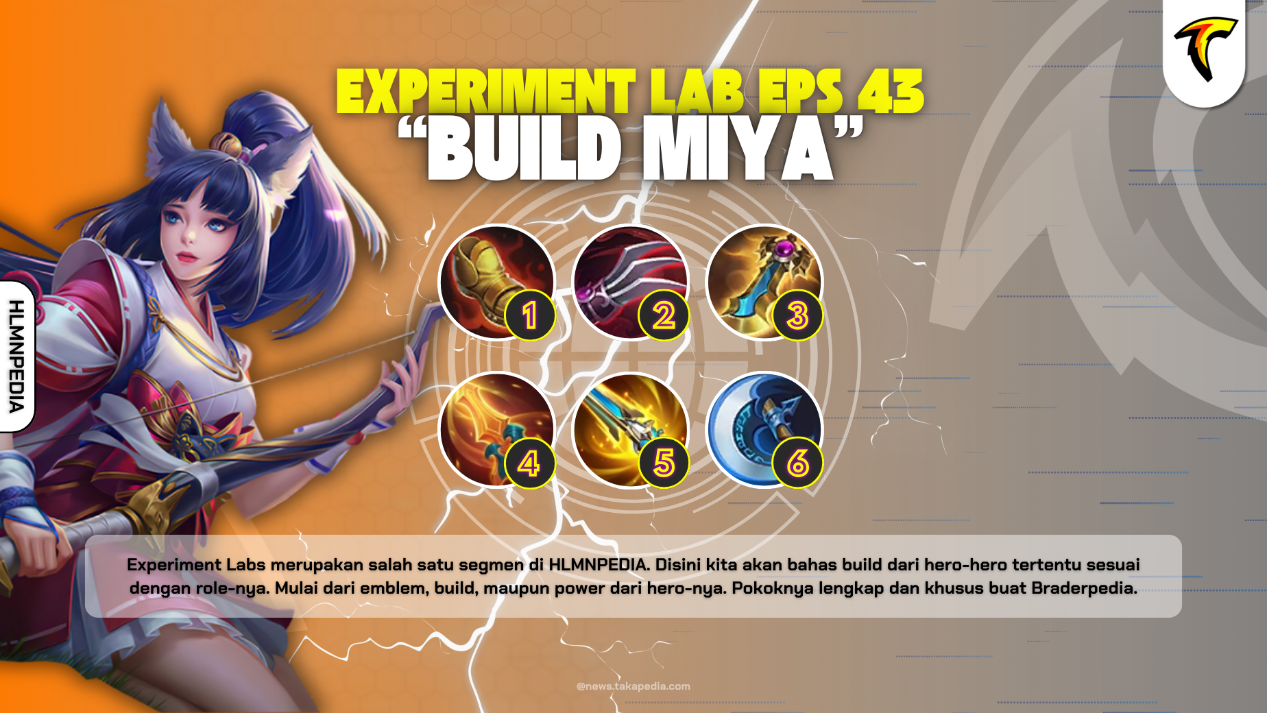 Build Miya Tersakit 2025 - Experiment Labs Mobile Legends Episode 43