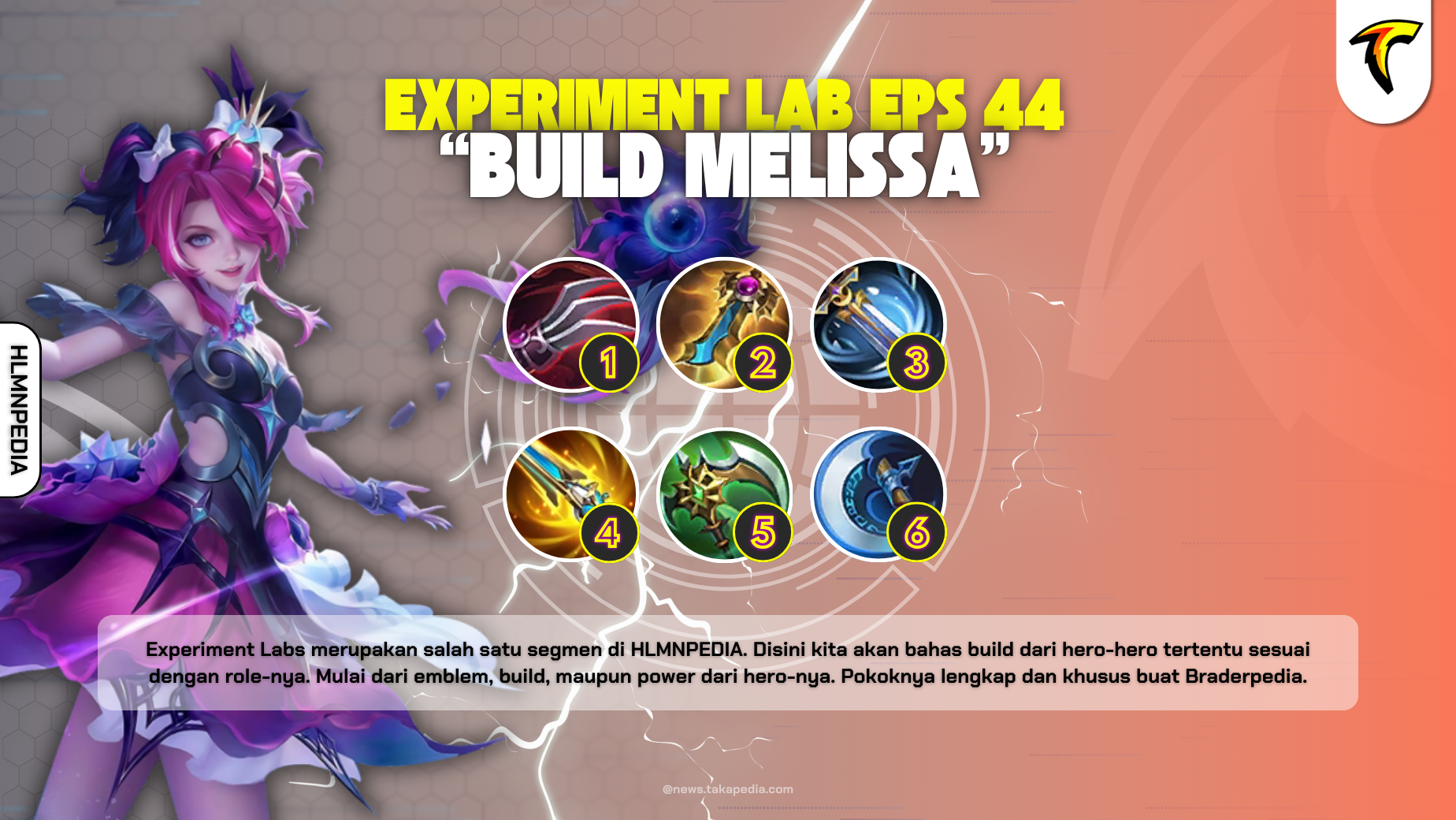 Build Melissa Tersakit 2025 - Experiment Labs Mobile Legends Episode 44