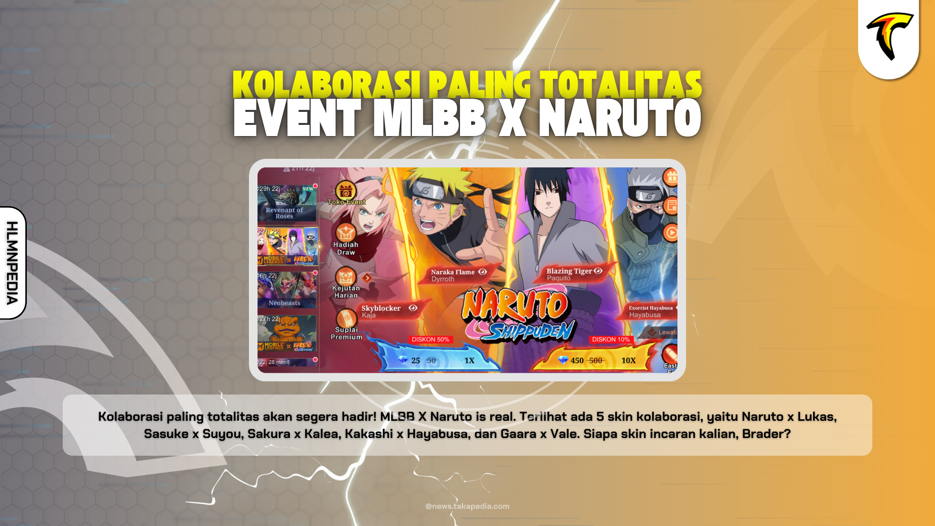 Kolaborasi Paling Totalitas Sepanjang Sejarah Mobile Legends - MLBB X Naruto Event