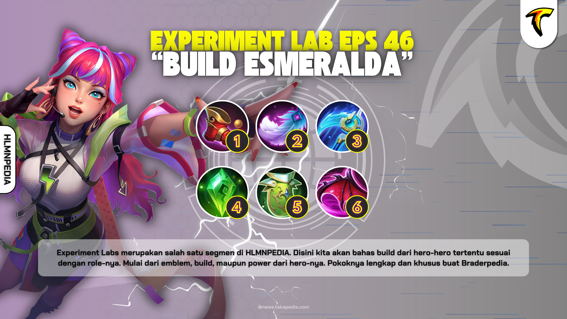 Build Esmeralda Terbaru 2025 - Experiment Labs Mobile Legends Episode 46