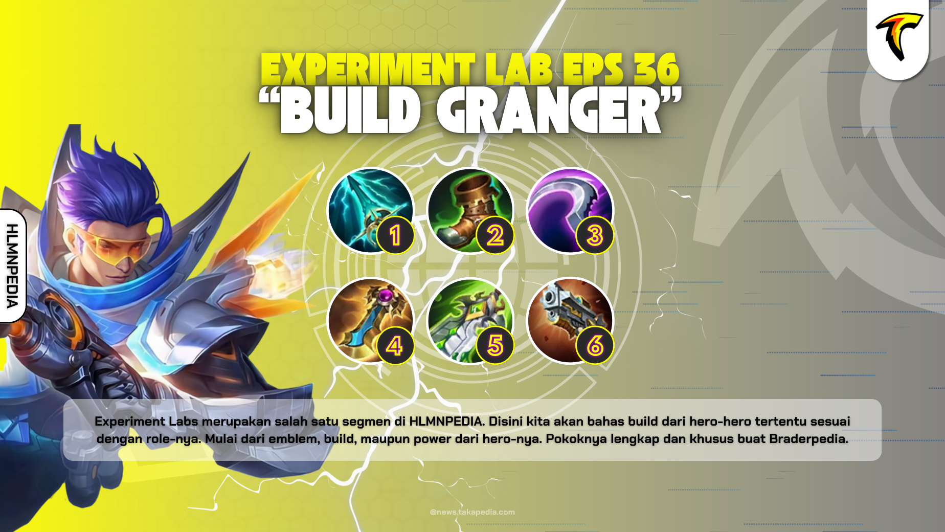 Build Hero Granger Tersakit Setelah Update Patch Ori Server - Experiment Labs Mobile Legends Episode 36