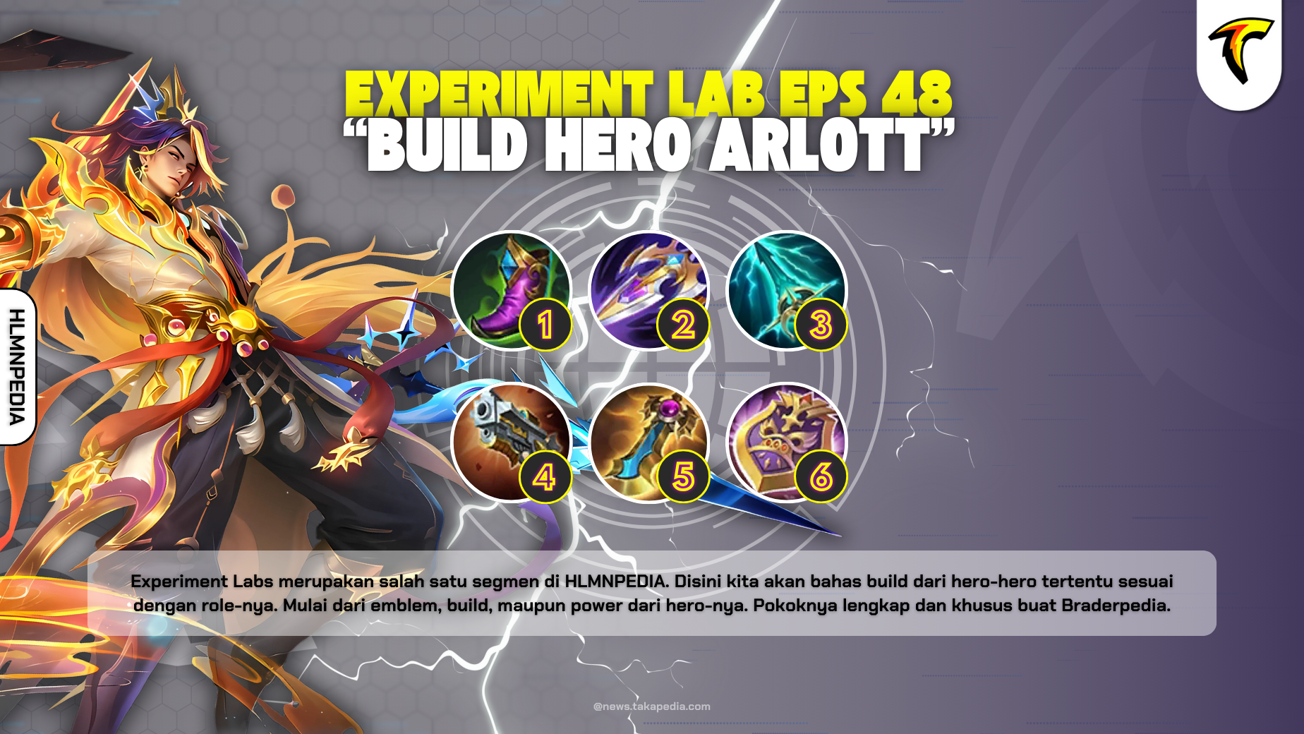 Build Arlott Tersakit - Experiment Labs Mobile Legends Episode 48