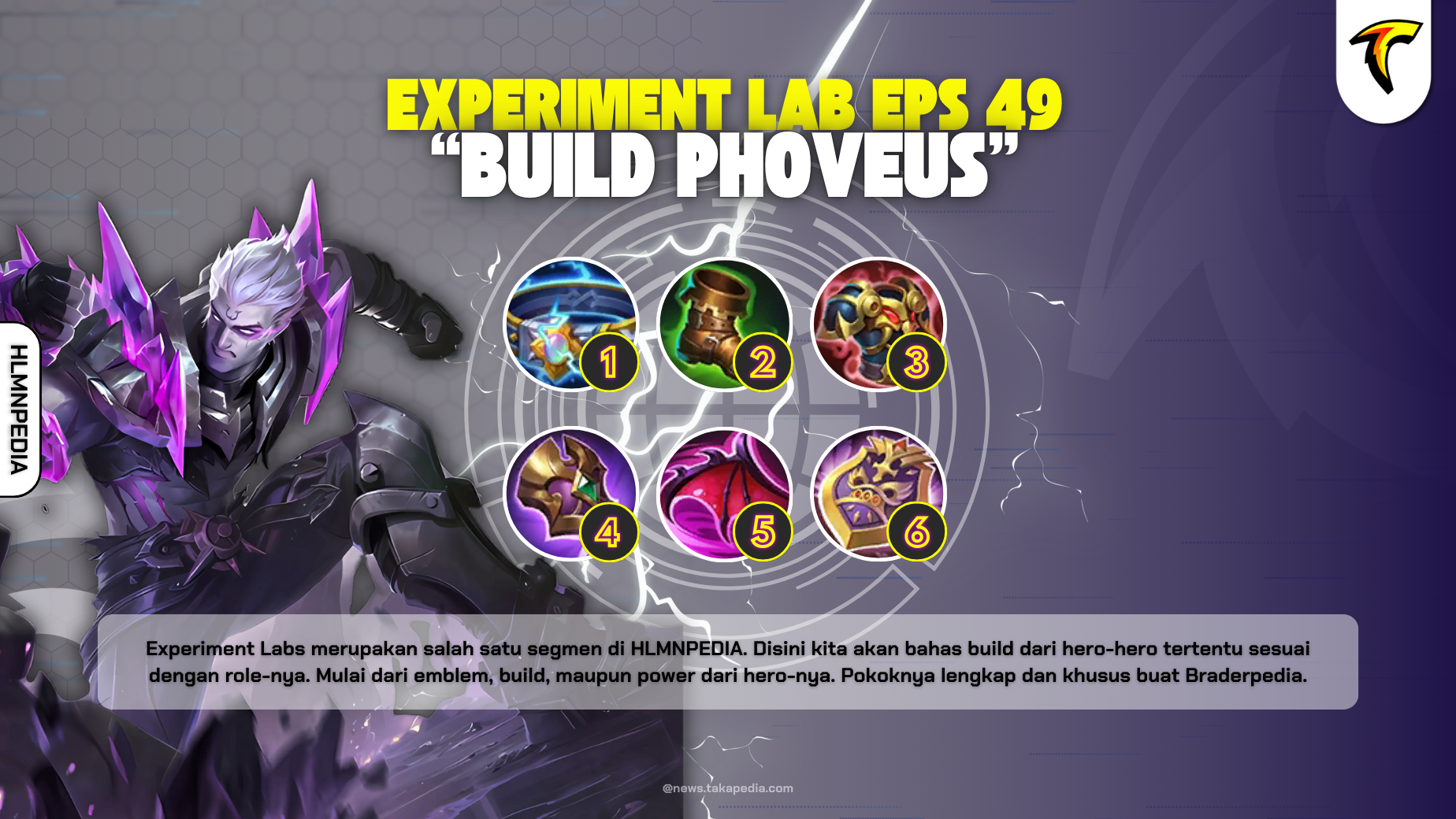 Build Phoveus Ini Sustain Banget - Experiment Labs Mobile Legends Episode 49