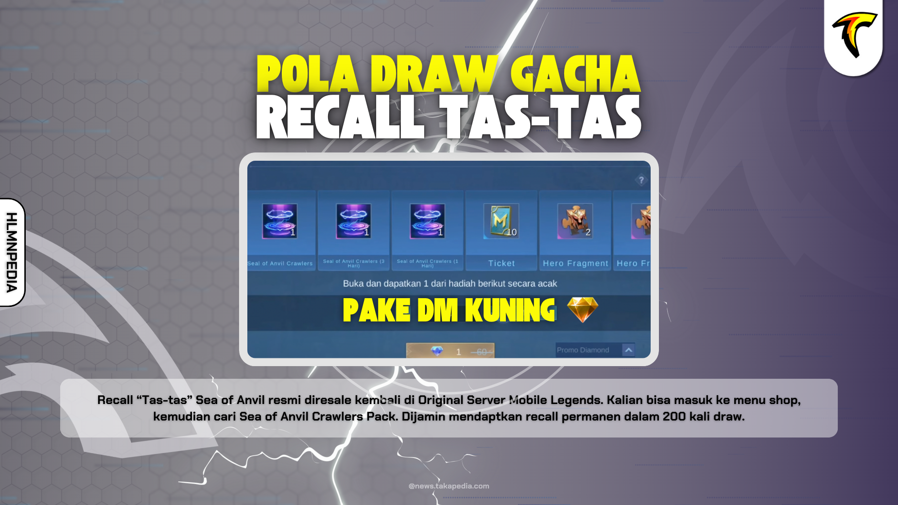 Pola Draw Recall "Tas-tas" Seal of Anvil! Beneran Berhasil?
