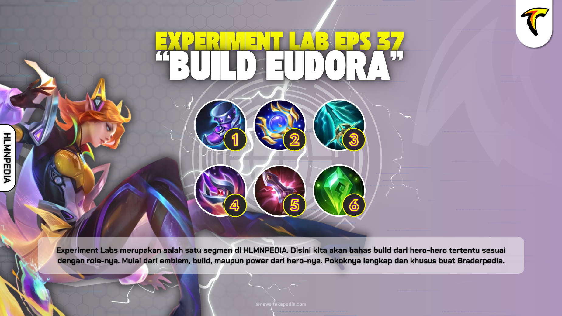 Build Eudora Tersakit 2025 - Experiment Labs Mobile Legends Episode 37