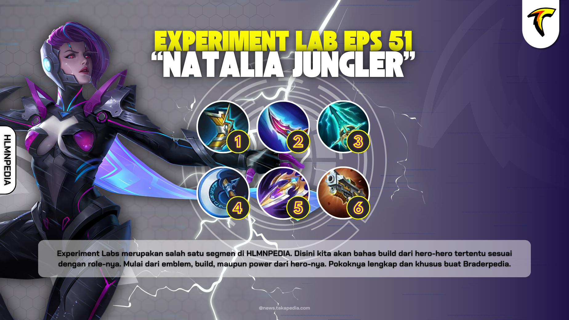 Build Natalia Jungler Tersakit - Experiment Labs Mobile Legends Episode 51