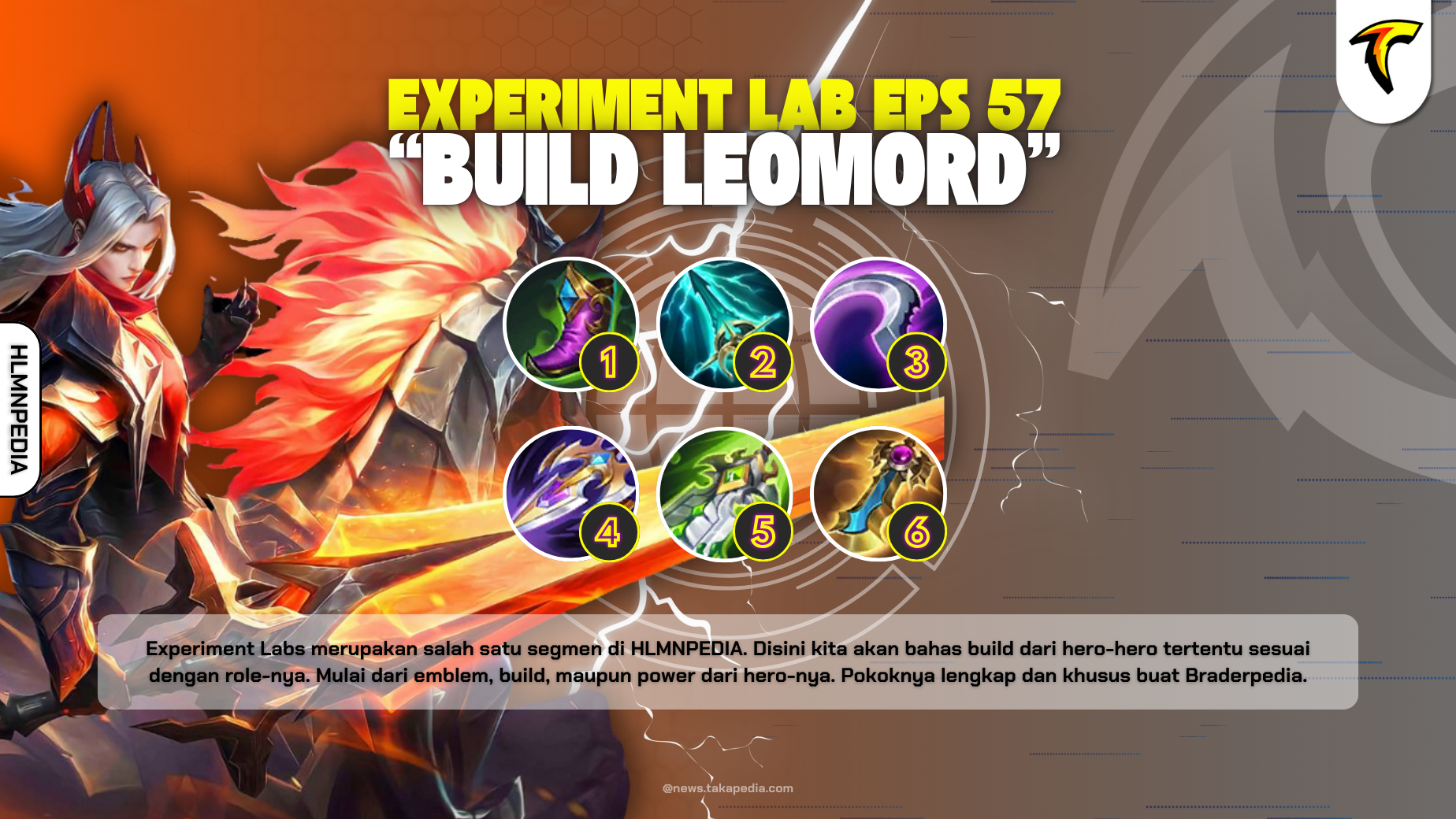 Build Leomord Tersakit 2025 - Experiment Labs Mobile Legends Episode 57