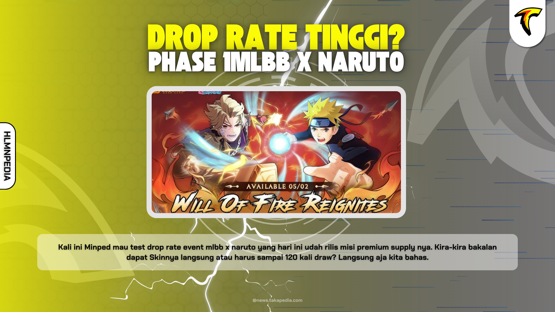 Drop Rate Phase 1 Event MLBB X Naruto