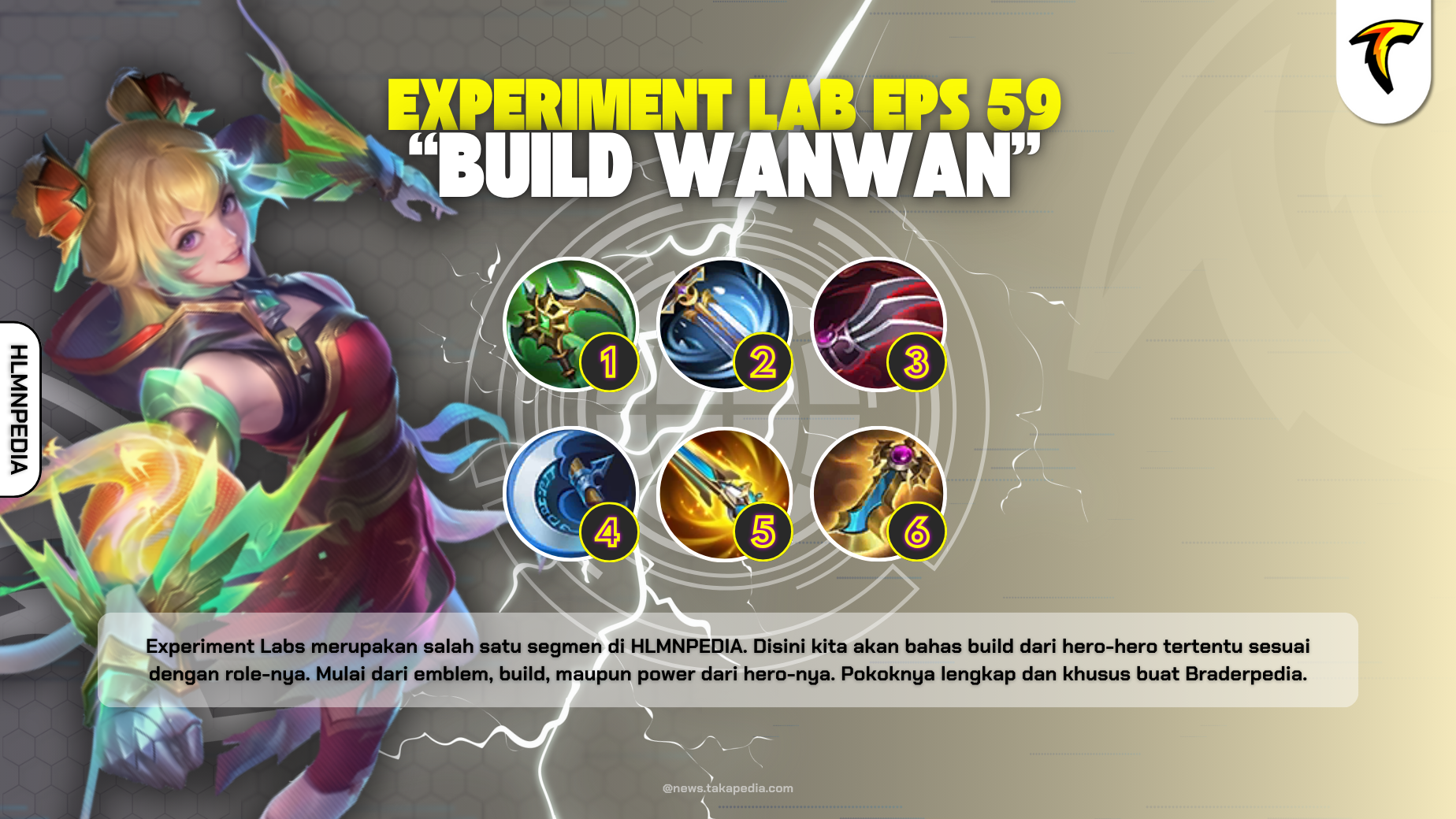 Build Wanwan Tersakit 2025 - Experiment Labs Mobile Legends Episode 59