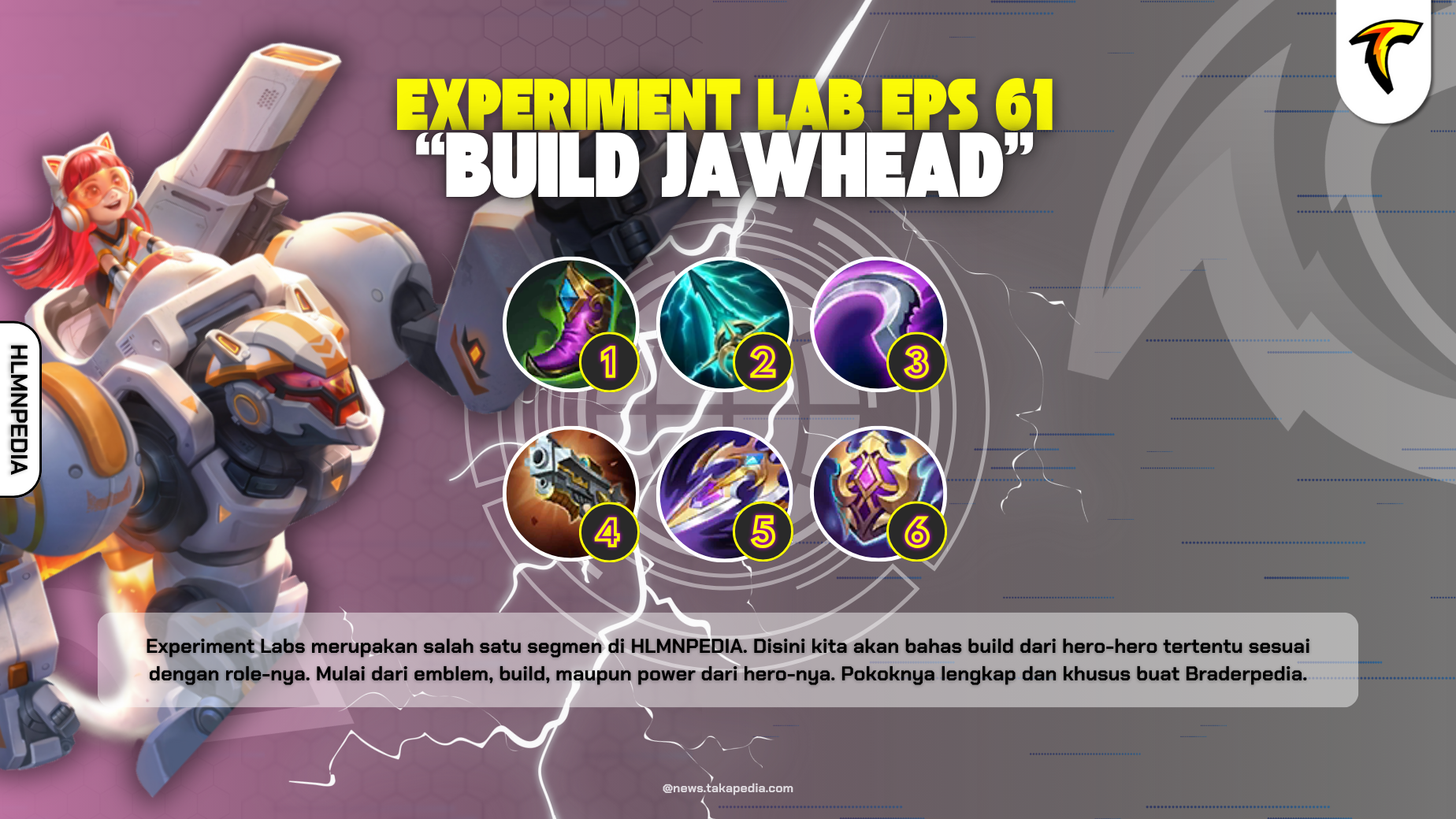 Build Jawhead Roam Terbaru 2025 - Experiment Labs Mobile Legends Episode 61
