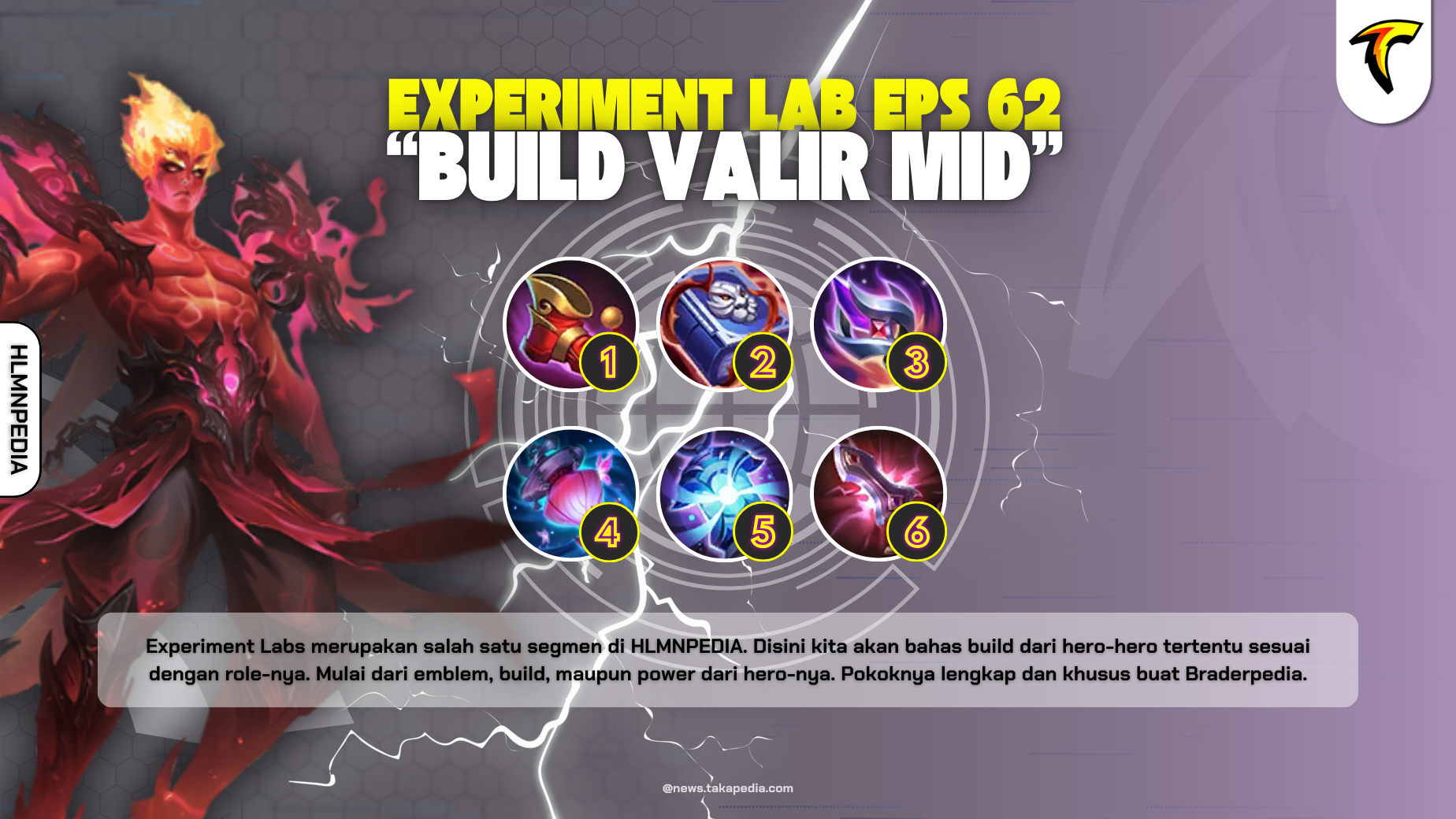 Build Valir Mid Tersakit 2025 - Experiment Labs Mobile Legends Episode 62