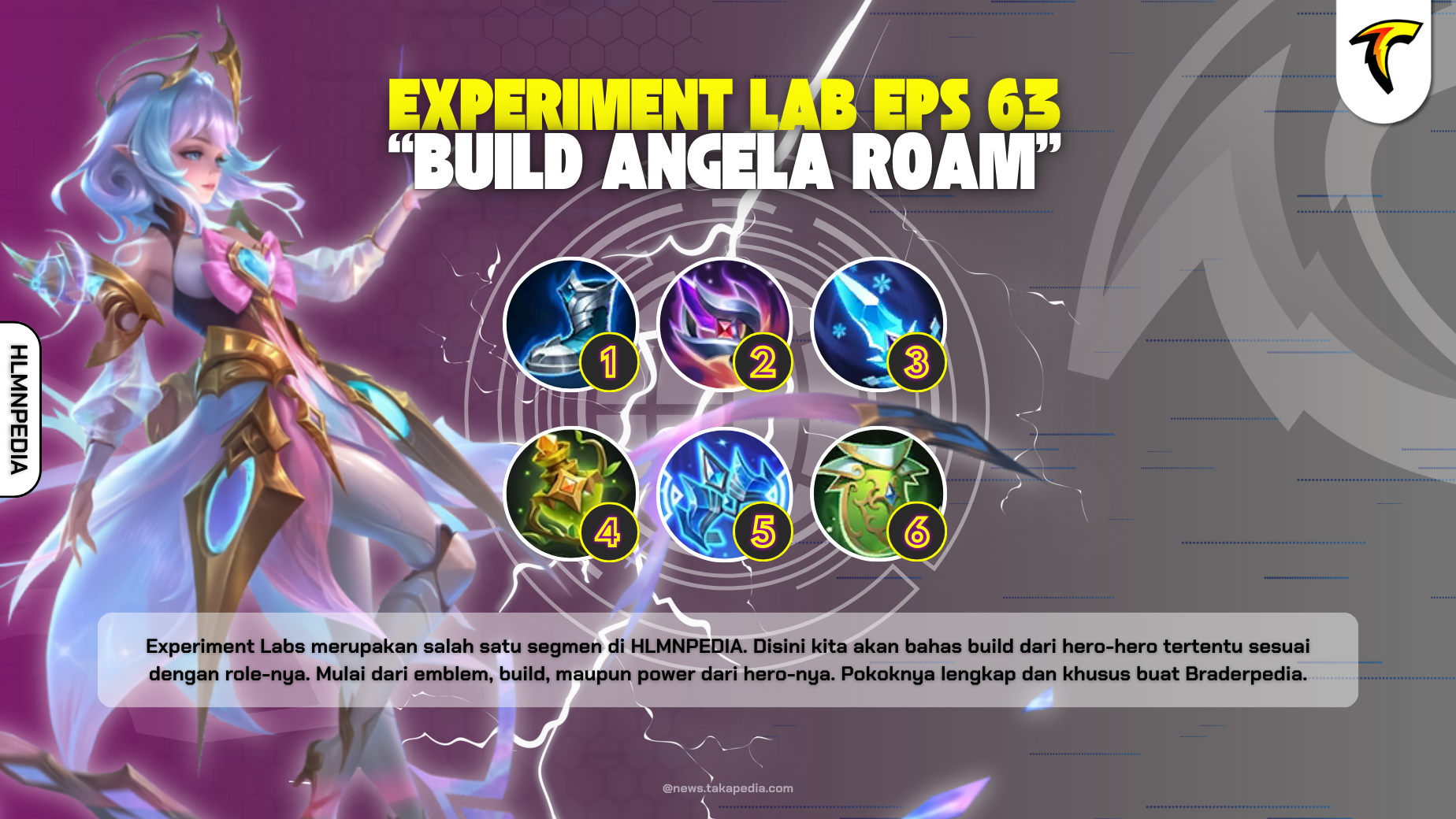 Build Angela Roamer Terbaru 2025 - Experiment Labs Mobile Legends Episode next
