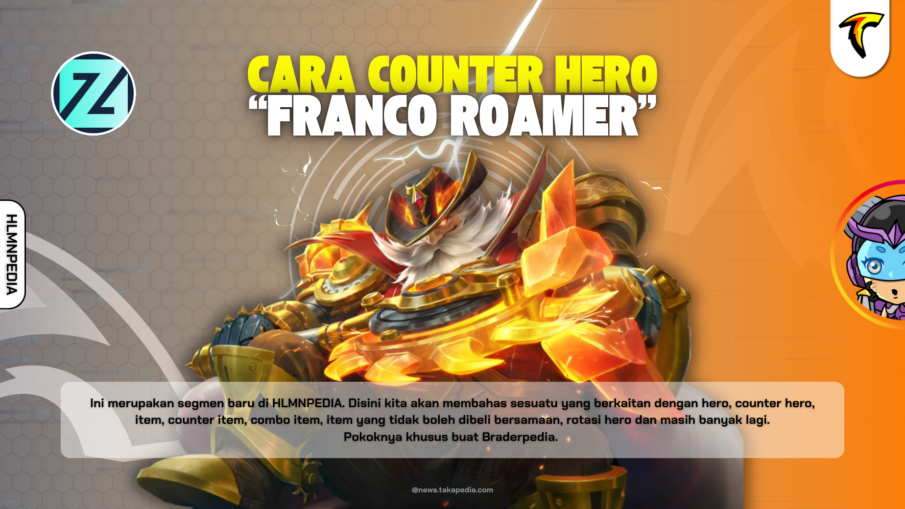 Cara Counter Franco Roam - Tutorial Hero Mobile Legends