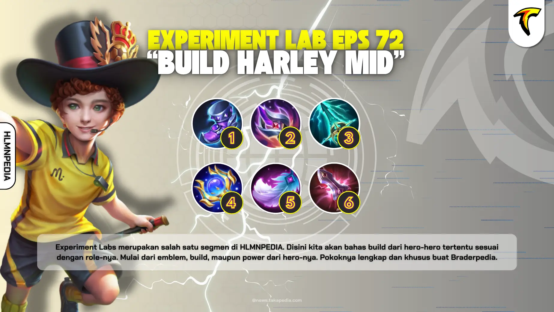 Build Harley Mid Tersakit - Experiment Labs Mobile Legends Eps 72