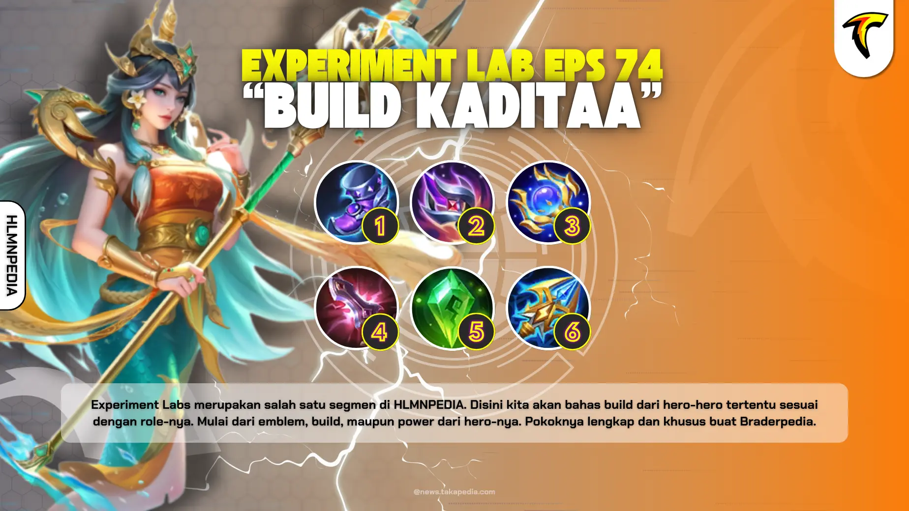 Build Kadita Tersakit - Experiment Labs Mobile Legends Eps 74