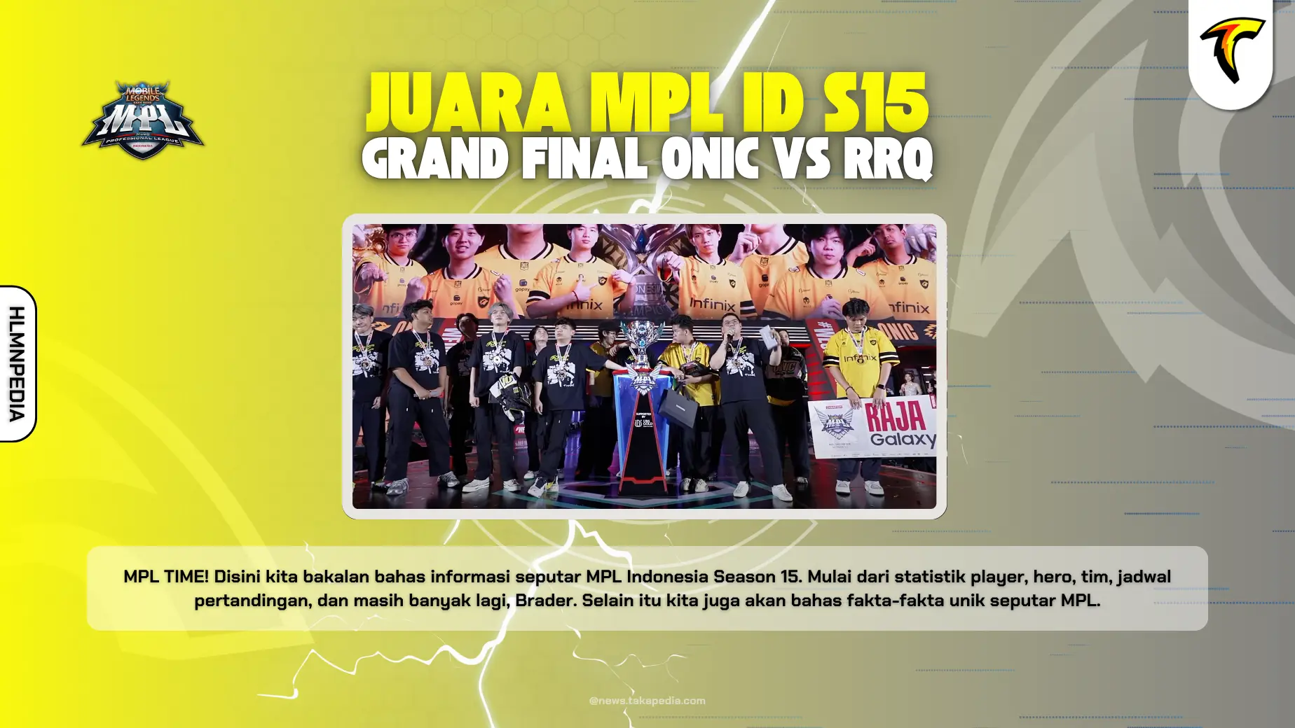Comeback Dramatis di Final, ONIC Esports Rengkuh Gelar Juara MPL ID S15!
