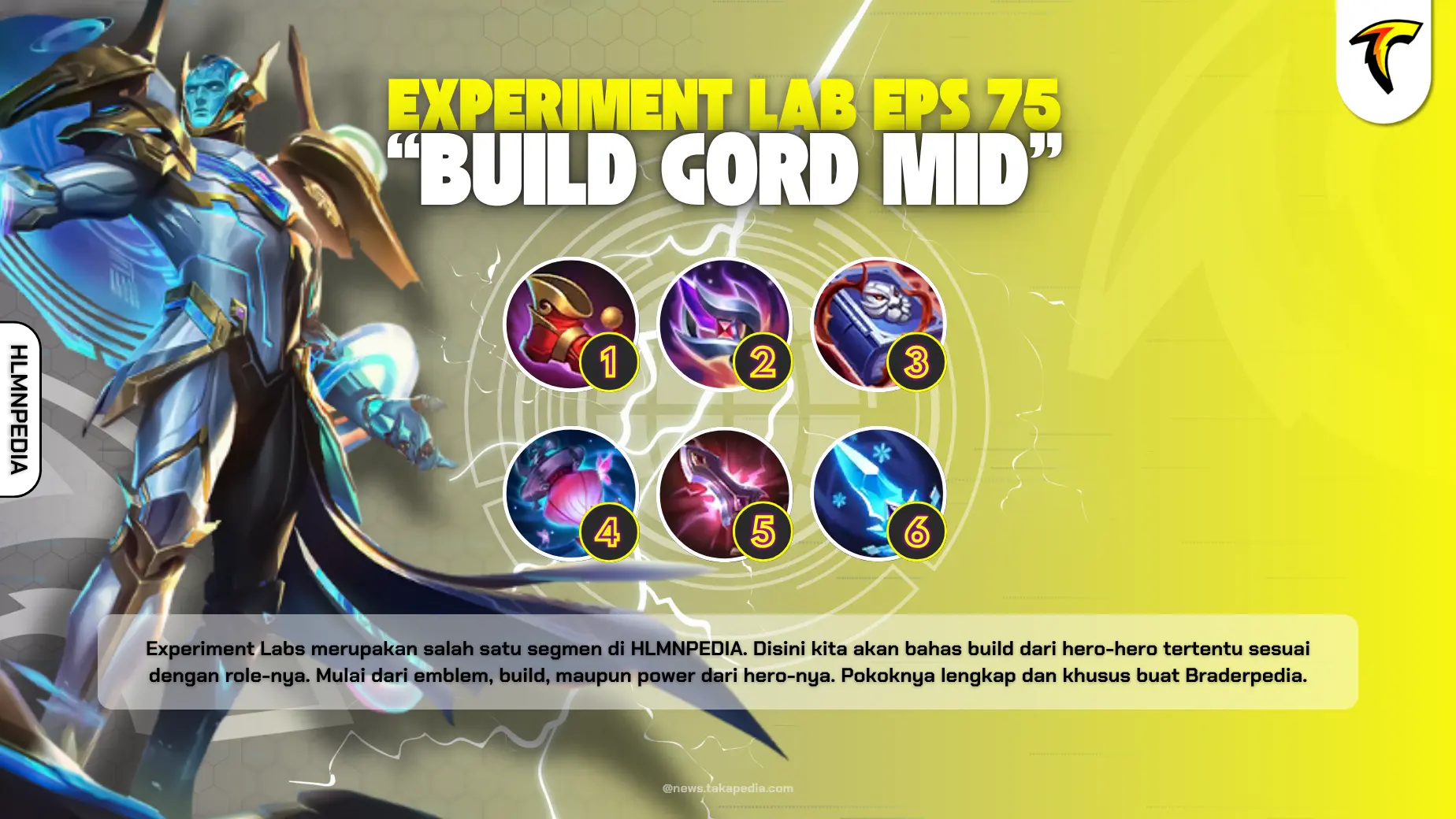 Build Gord Tersakit - Experiment Labs Mobile Legends Eps 75