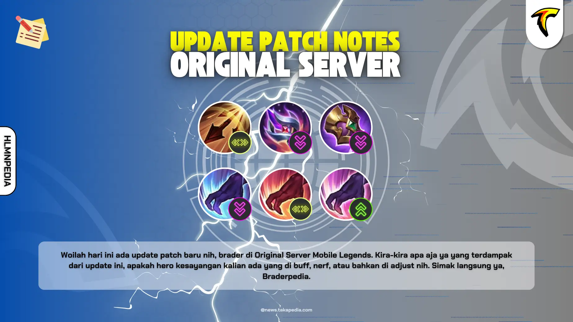 Update Patch Notes Original Server Terbaru Versi 1.9.91 - Buff, Nerf, Adjustment Item/Equipment