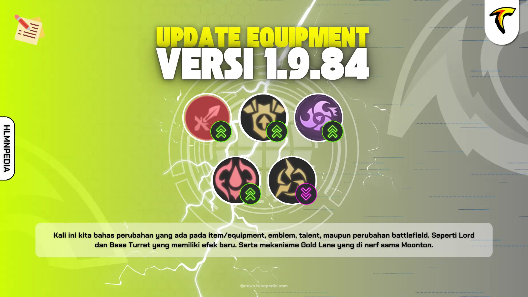 Update Patch Notes Advance Server Versi 1.9.84 - Buff, Nerf, Adjustment Item/ Equipment