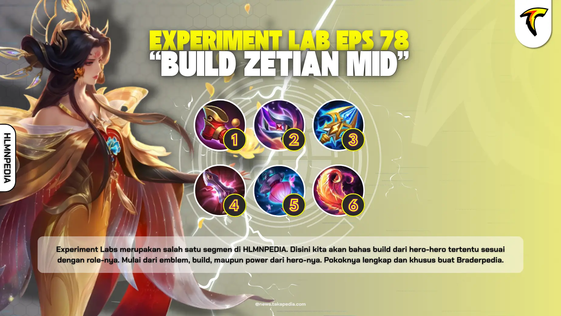 Build Zetian Tersakit - Experiment Labs Mobile Legends Eps 78