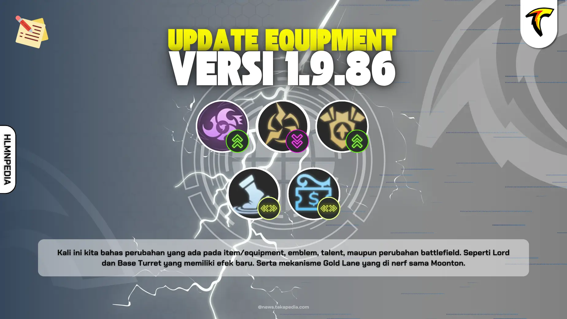 Update Patch Notes Advance Server Versi 1.9.86 - Buff, Nerf, Adjustment Equipment/Item