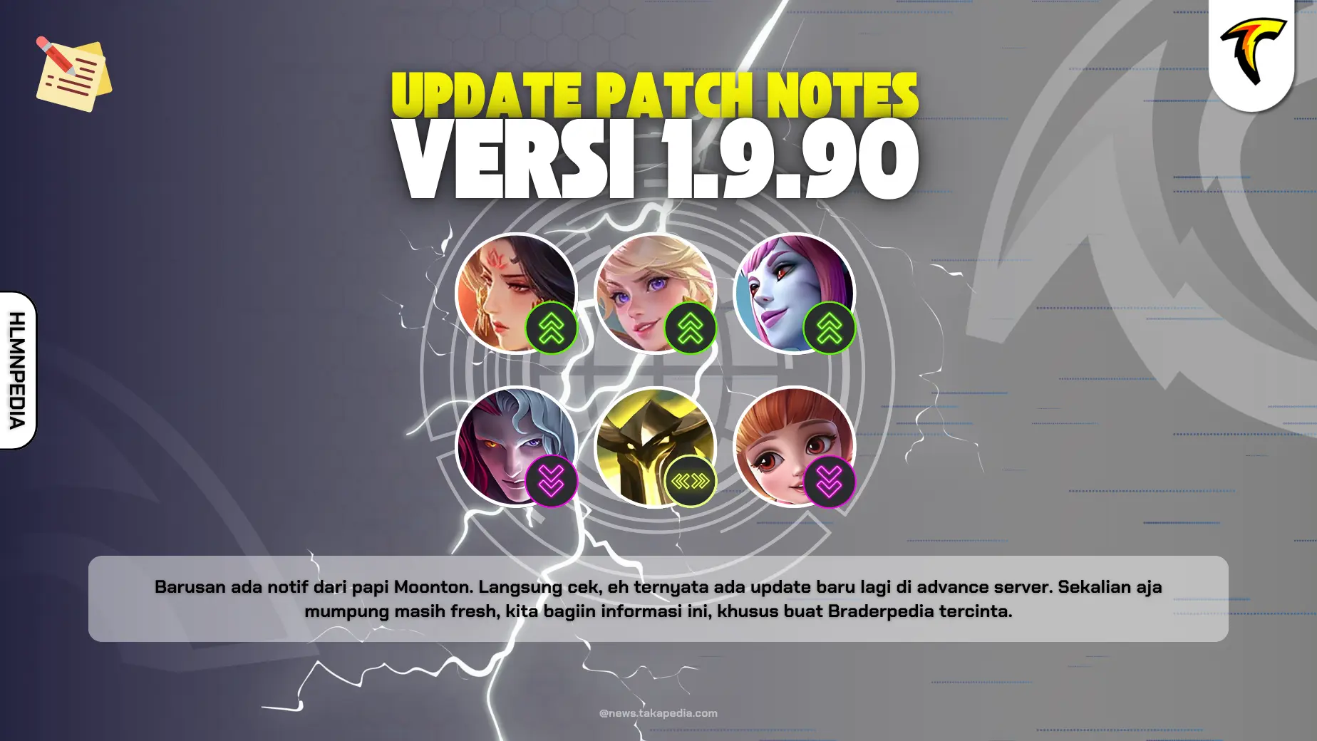 Update Patch Notes Advance Server Versi 1.9.90 - Buff, Nerf, Adjustment Hero