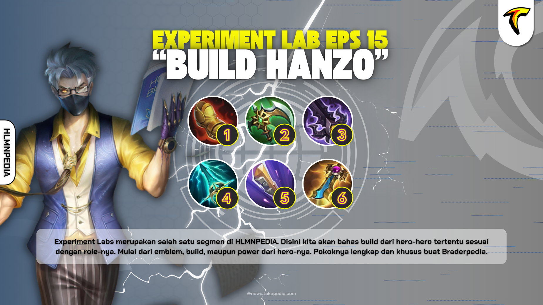 Build Hanzo Ini Sakit Banget - Experiment Labs Mobile Legends Episode 15