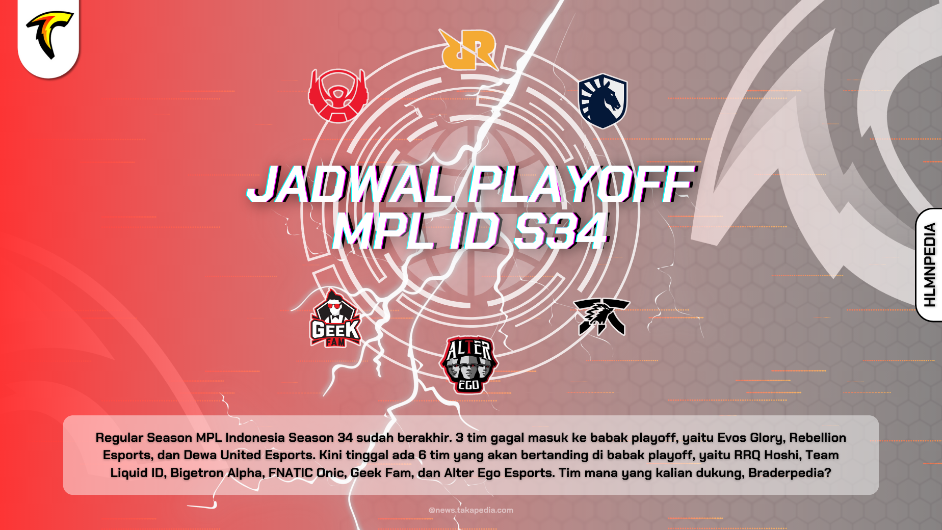 Jadwal Playoff MPL ID S14, Jangan Sampai Ketinggalan Keseruannya