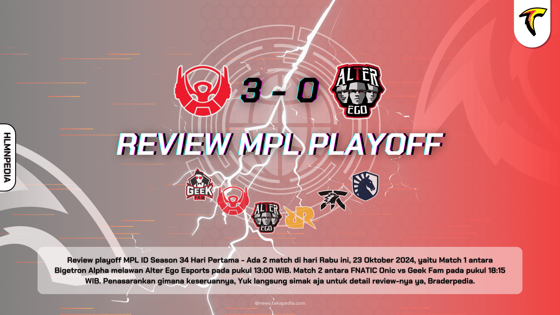 MORENO Menjadi Player Penting dalam Kemenangan 3 - 0 BTR atas Alter Ego - Review Playoff MPL ID Season 14