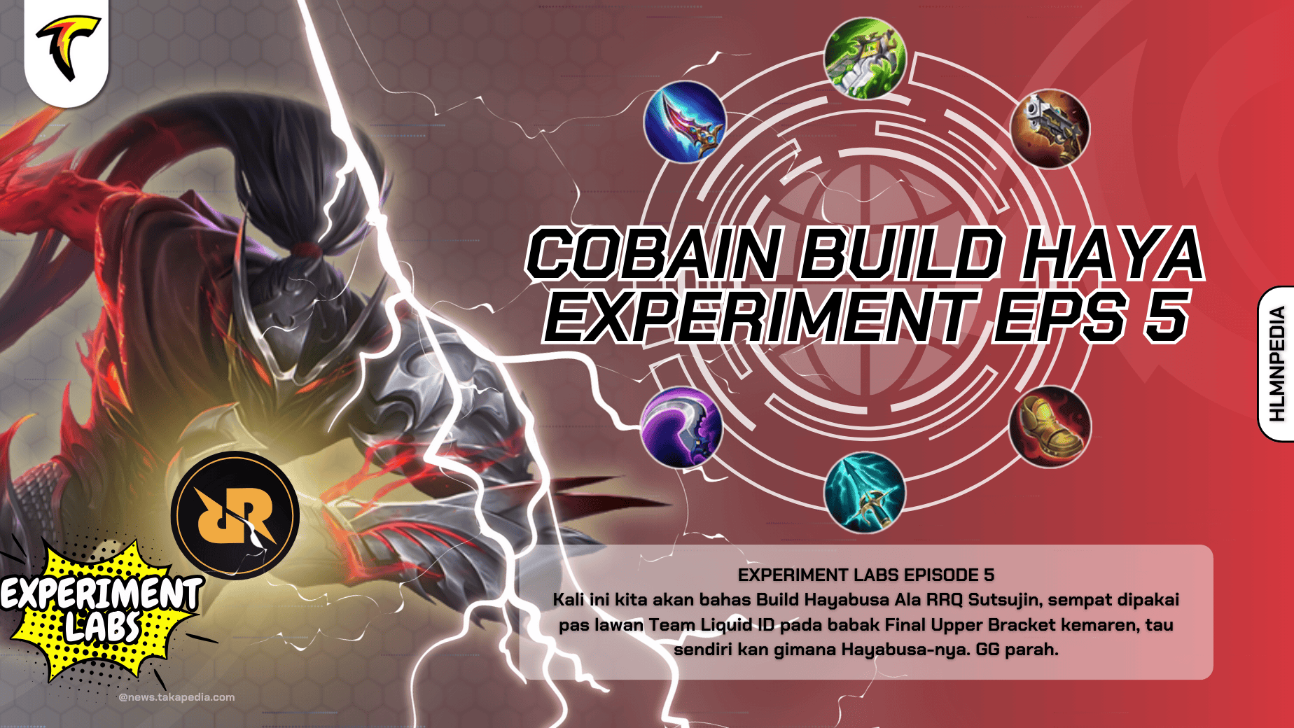 Cobain Build Hayabusa Ala RRQ Sutsujin - Experiment Labs Episode 5