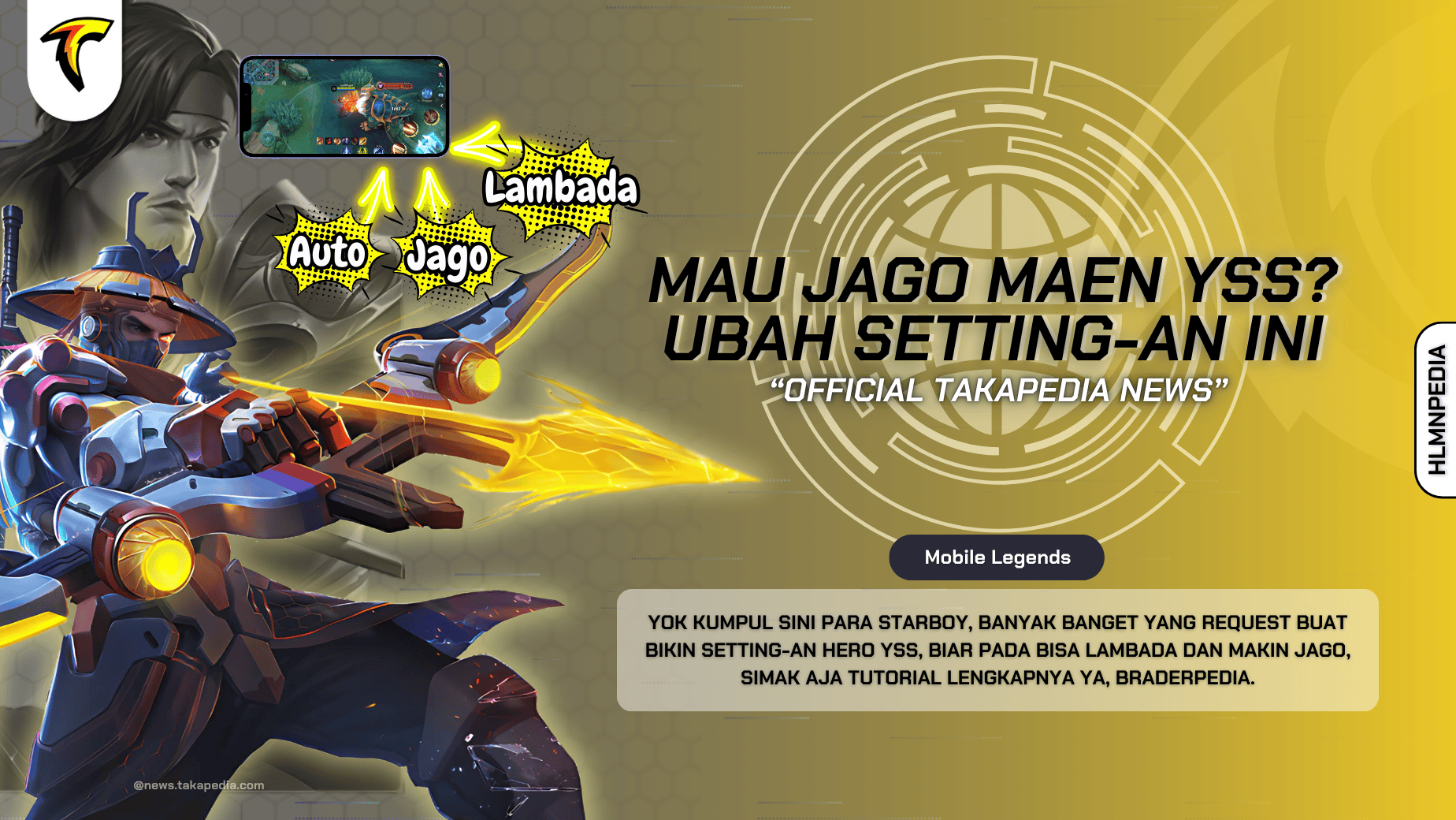 Mau Jago Maen YSS - Ubah Setting-an Ini