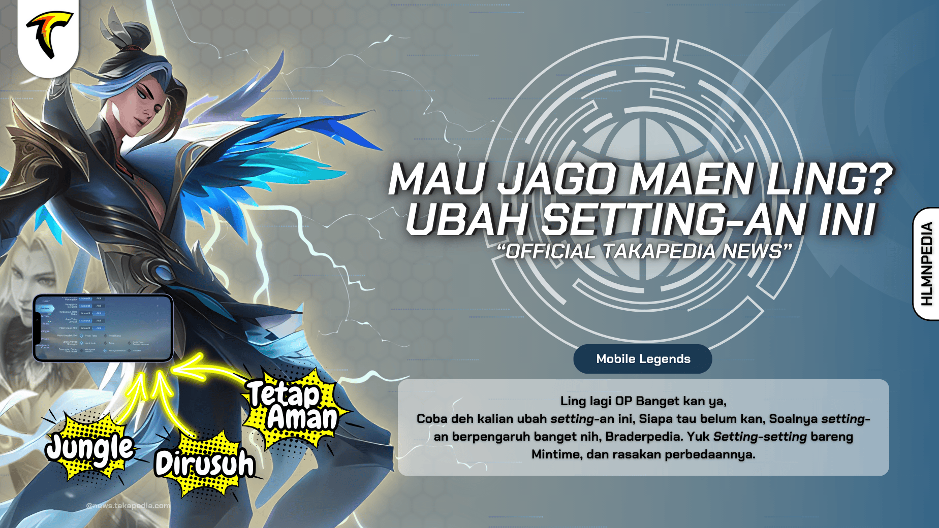 Mau Jago Maen Ling - Ubah Setting-an Ini