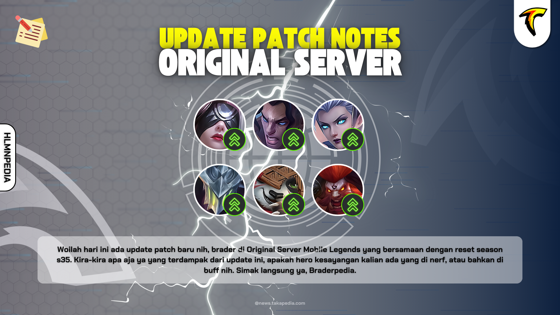 Update Patch Notes Original Server Terbaru Versi 1.9.64 - Buff Hero