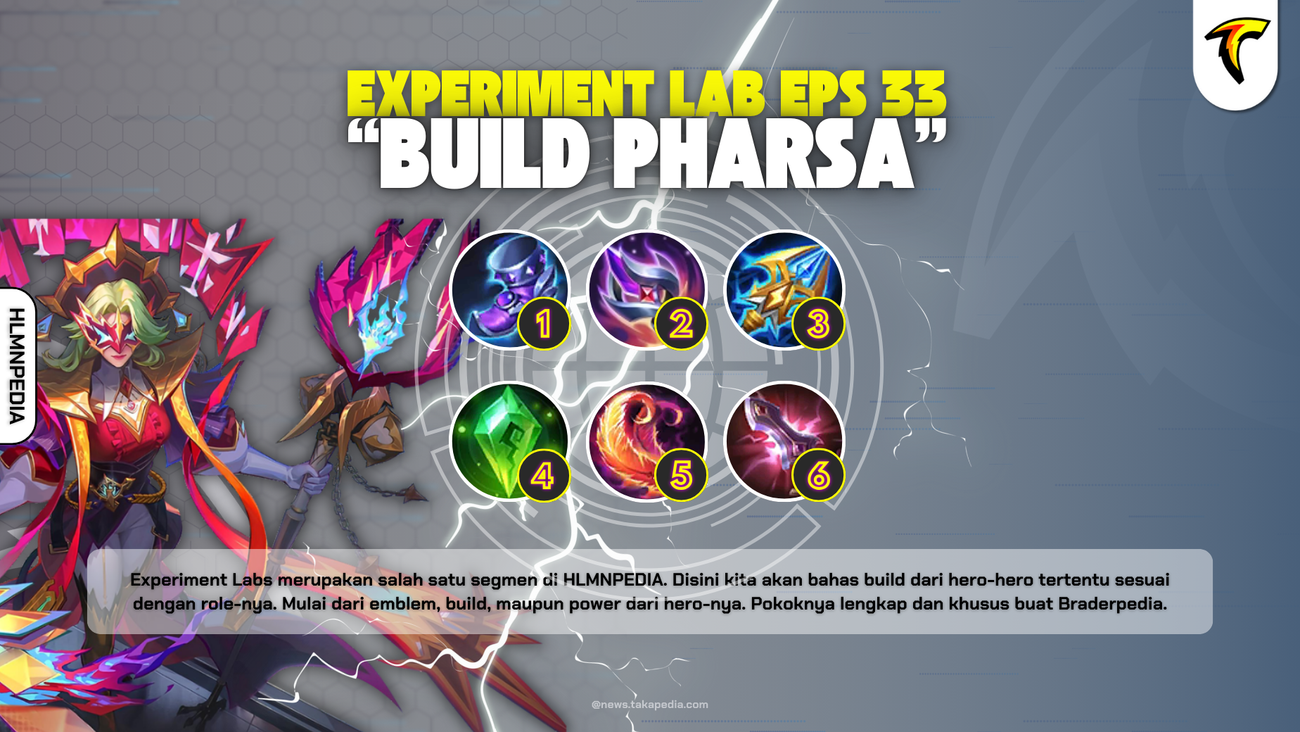 Build Pharsa Tersakit Setelah Update Patch Notes Original Server - Experiment Labs Episode 33