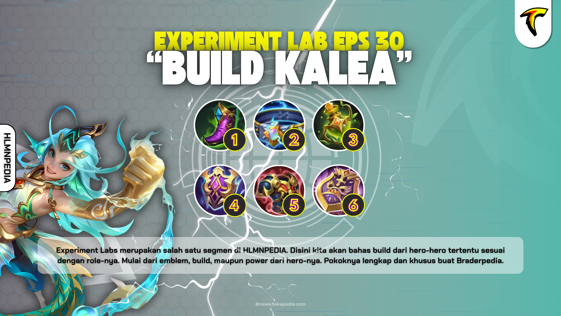 Build dan Emblem Set Hero Baru Kalea - Experiment Labs Mobile Legends Episode 30