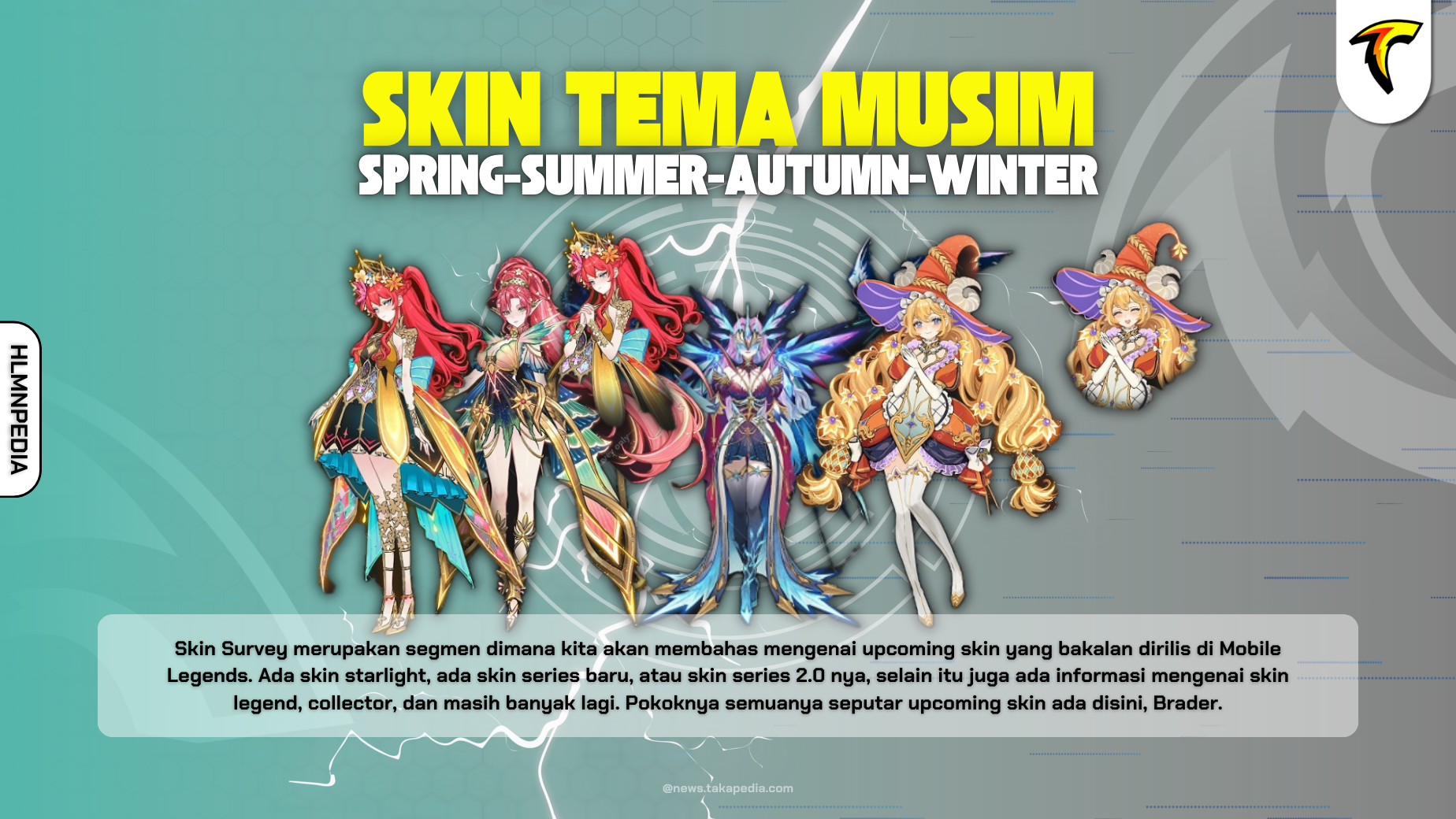Skin Bertema Musim Akan Hadir di Mobile Legends - Spring, Summer, Autumn, Winter Skin Survey