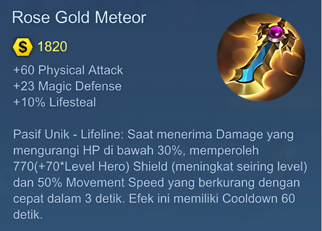 Rose Gold Meteor Versi Original Server